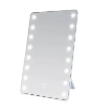 16 LEDS Light Makeup Mirror Touch Screen LED Mirror Luxury Cosmetics Portable Mirrors 180 Degree Adjustable Table Mirror
16 LEDS Light Makeup Mirror Touch Screen LED Mirror Luxury Cosmetics Portable Mirrors 180 Degree Adjustable Table Mirror