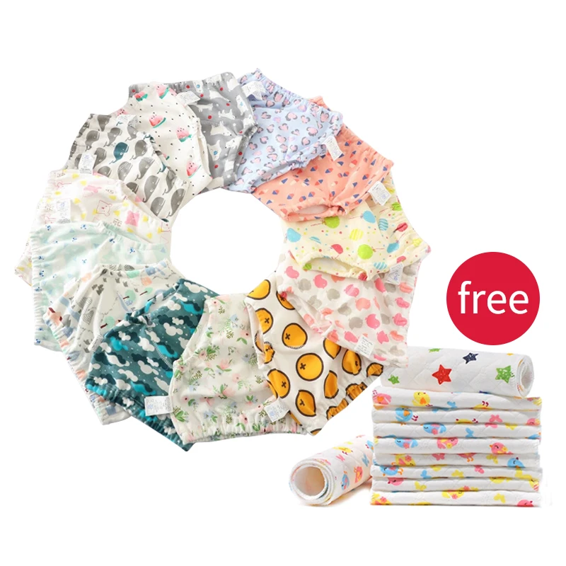 Limited edition 1 Reusable Baby Cotton Training Diapers with 1 Free Washable insert Suit Underwear Nappy Changing
Limited edition 1 Reusable Baby Cotton Training Diapers with 1 Free Washable insert Suit Underwear Nappy Changing