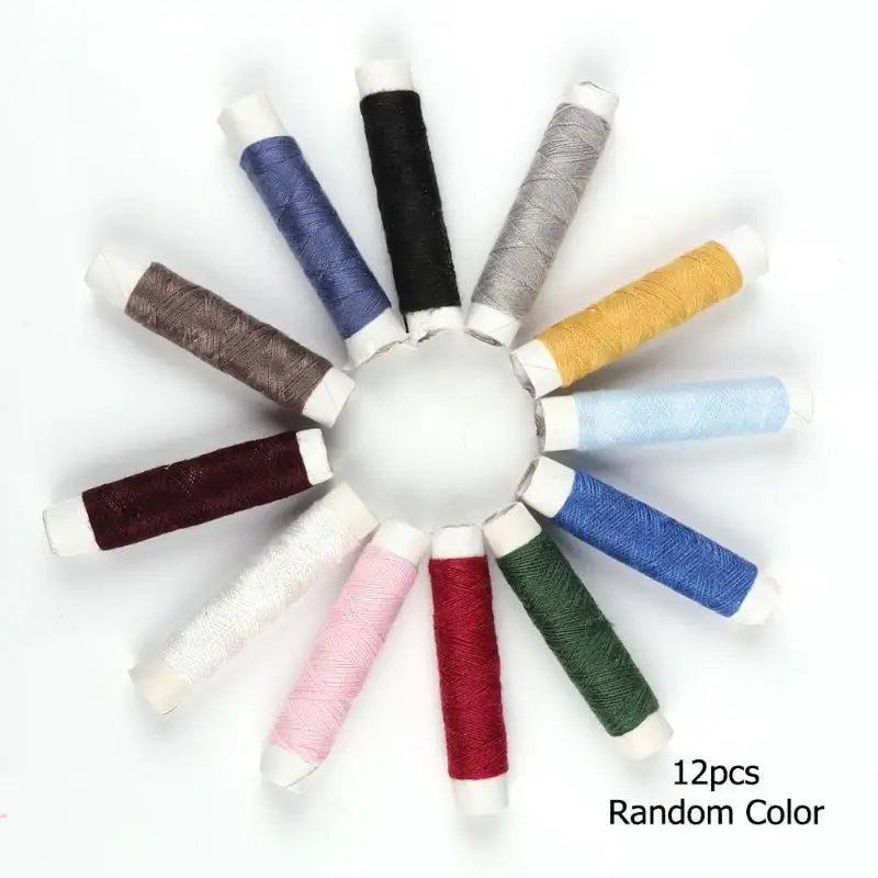 12 Spools Mixed Color Polyester Sewing Thread Hand Stitching Quilting Sewing Machine Embroidery Threads DIY Sewing Accessories
12 Spools Mixed Color Polyester Sewing Thread Hand Stitching Quilting Sewing Machine Embroidery Threads DIY Sewing Accessories