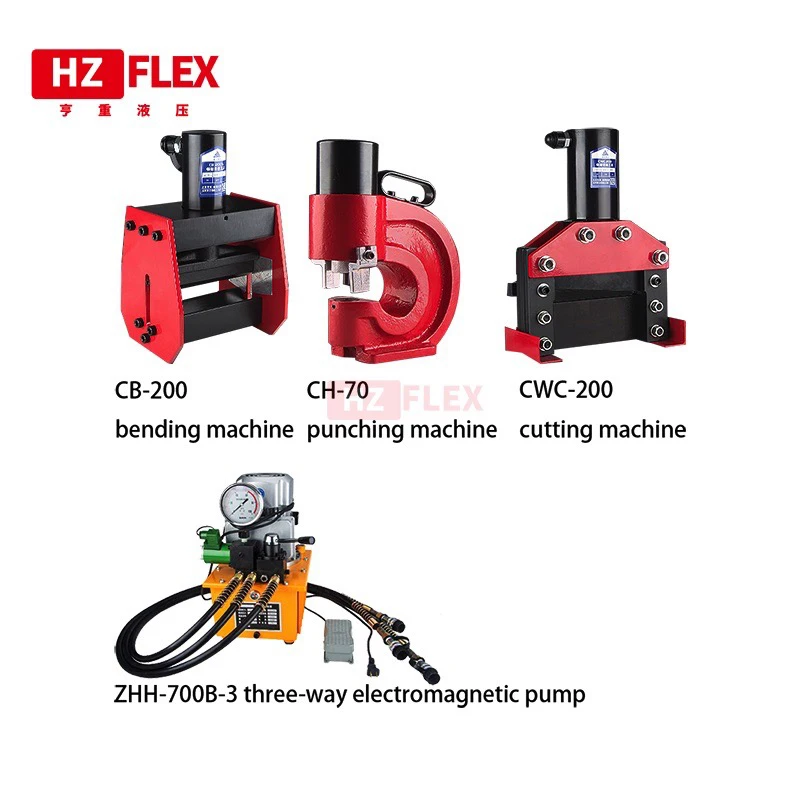 Portable bus processing machine cutting punching machine with three-way high pressure electric hydraulic pump
Portable bus processing machine cutting punching machine with three-way high pressure electric hydraulic pump