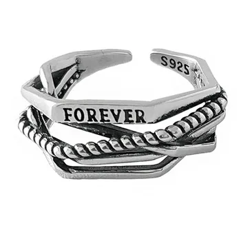 Bijoux Fashion Real Silver Color Irregular Rings for Women Boho Adjustable Antique Rings Anillos
Bijoux Fashion Real Silver Color Irregular Rings for Women Boho Adjustable Antique Rings Anillos