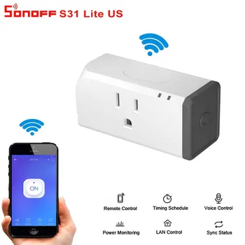 Itead Sonoff S31 Lite US Smart WiFi Socket Remote Control Switch Outlet WIFI Smart Switch Works With Alexa Google Home Assistant
Itead Sonoff S31 Lite US Smart WiFi Socket Remote Control Switch Outlet WIFI Smart Switch Works With Alexa Google Home Assistant