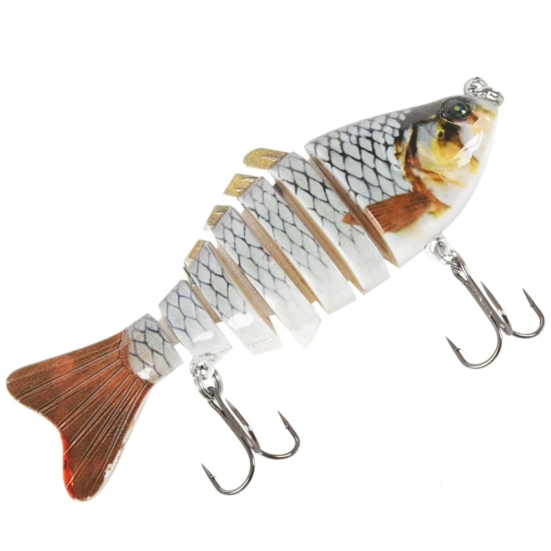 10cm / 4 "15.5g Bionic realistic Hard Multi-segments bait for sun-fish Bass Walleye Yellow Perch Pike Roach Trout Muskie Swimba
10cm / 4 "15.5g Bionic realistic Hard Multi-segments bait for sun-fish Bass Walleye Yellow Perch Pike Roach Trout Muskie Swimba