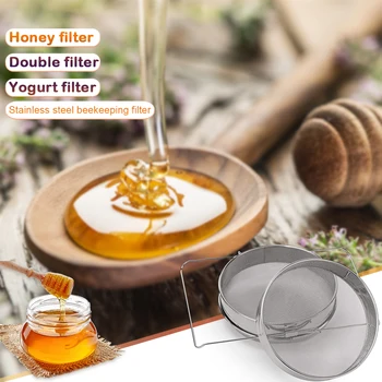 Hot Sale Stainless Steel Honey Filters Strainer Network Straining Yogurt Screen Mesh Filter Beekeeping Tools Honey Reusab Tools
Hot Sale Stainless Steel Honey Filters Strainer Network Straining Yogurt Screen Mesh Filter Beekeeping Tools Honey Reusab Tools