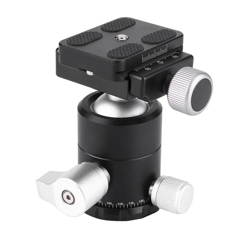 X-30S Aluminium Alloy Ball Head Tripod Head Mount, 360 Degree Rotation Panoramic Ball Head Adapter for Sony Nikon Canon Cameras
X-30S Aluminium Alloy Ball Head Tripod Head Mount, 360 Degree Rotation Panoramic Ball Head Adapter for Sony Nikon Canon Cameras