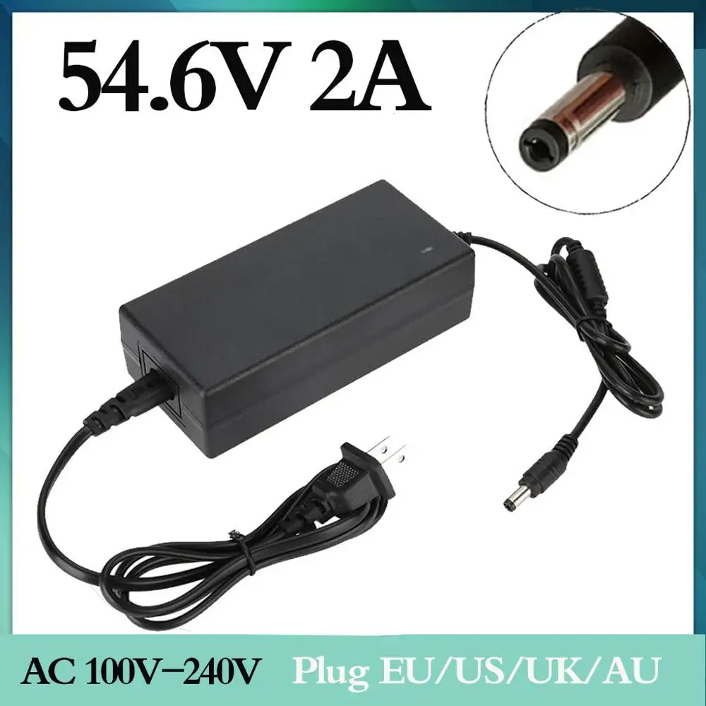 54.6V 2A charger for 48V li-ion Battery charger DC Socket/connector for 48V 13S Lithium Ebike battery INPUT SPEC:AC100-240V 50/
54.6V 2A charger for 48V li-ion Battery charger DC Socket/connector for 48V 13S Lithium Ebike battery INPUT SPEC:AC100-240V 50/