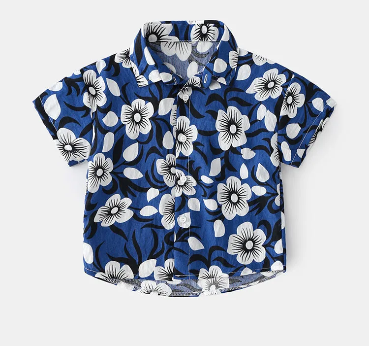 Unisex Short-Sleeve Floral Shirts