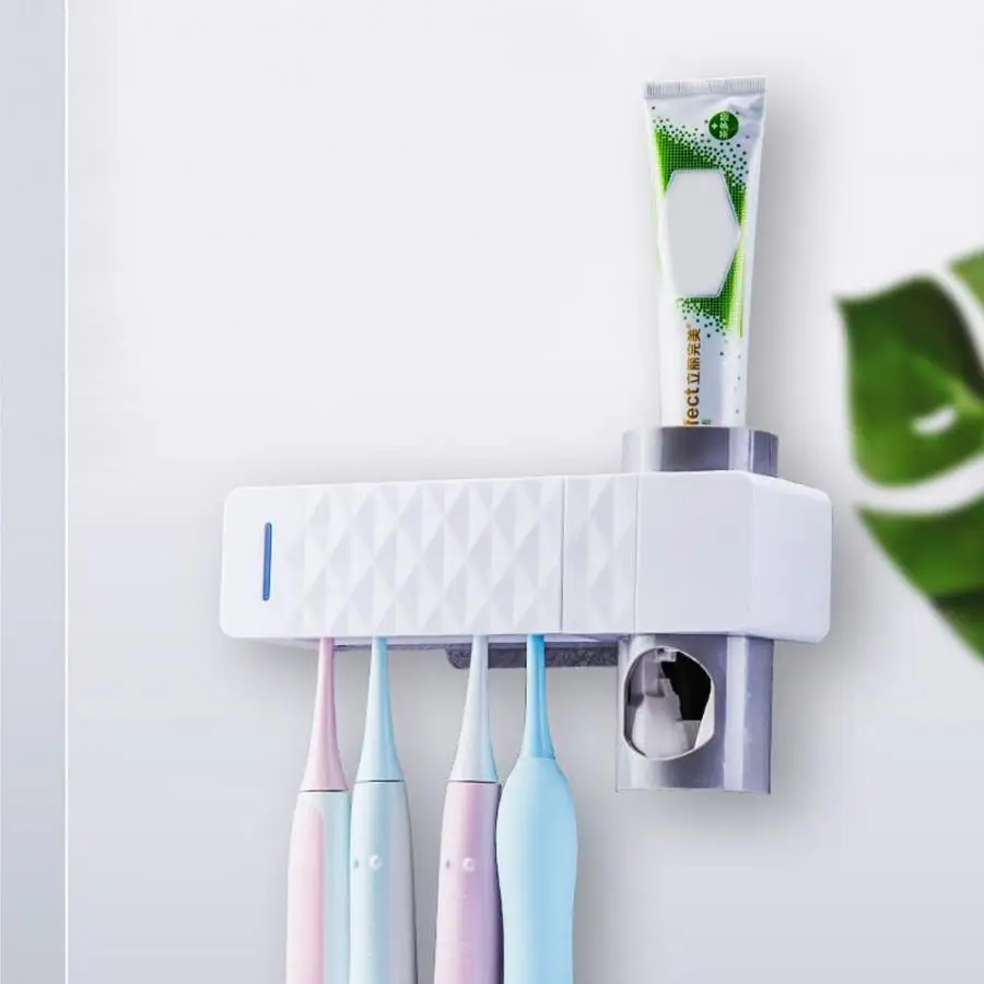 Household Ultraviolet Toothbrush Sterilizer Wall-Mounted Multi-Functional Toothbrush Holder Teeth Care Disinfection Tool
Household Ultraviolet Toothbrush Sterilizer Wall-Mounted Multi-Functional Toothbrush Holder Teeth Care Disinfection Tool