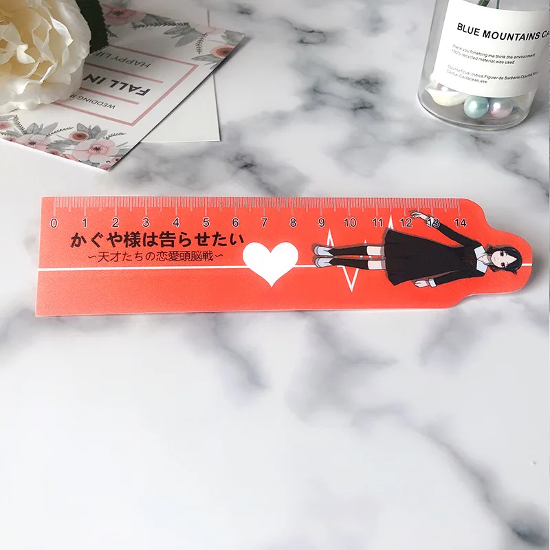 Anime Ruler KAGUYA-SAMA: LOVE IS WAR Material Escolar Ruler Precision Measuring Tool Learning Student School Stationery
Anime Ruler KAGUYA-SAMA: LOVE IS WAR Material Escolar Ruler Precision Measuring Tool Learning Student School Stationery