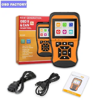 New Generation KS501 OBDII & EOBD Scan Tool for Universal Vehicles Automotive Scanner Diagnostic Tool
New Generation KS501 OBDII & EOBD Scan Tool for Universal Vehicles Automotive Scanner Diagnostic Tool