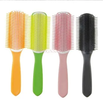 hair comb Hair styling nine rows of large back plastic hair cushion ribs curly hair comb 
hair comb Hair styling nine rows of large back plastic hair cushion ribs curly hair comb