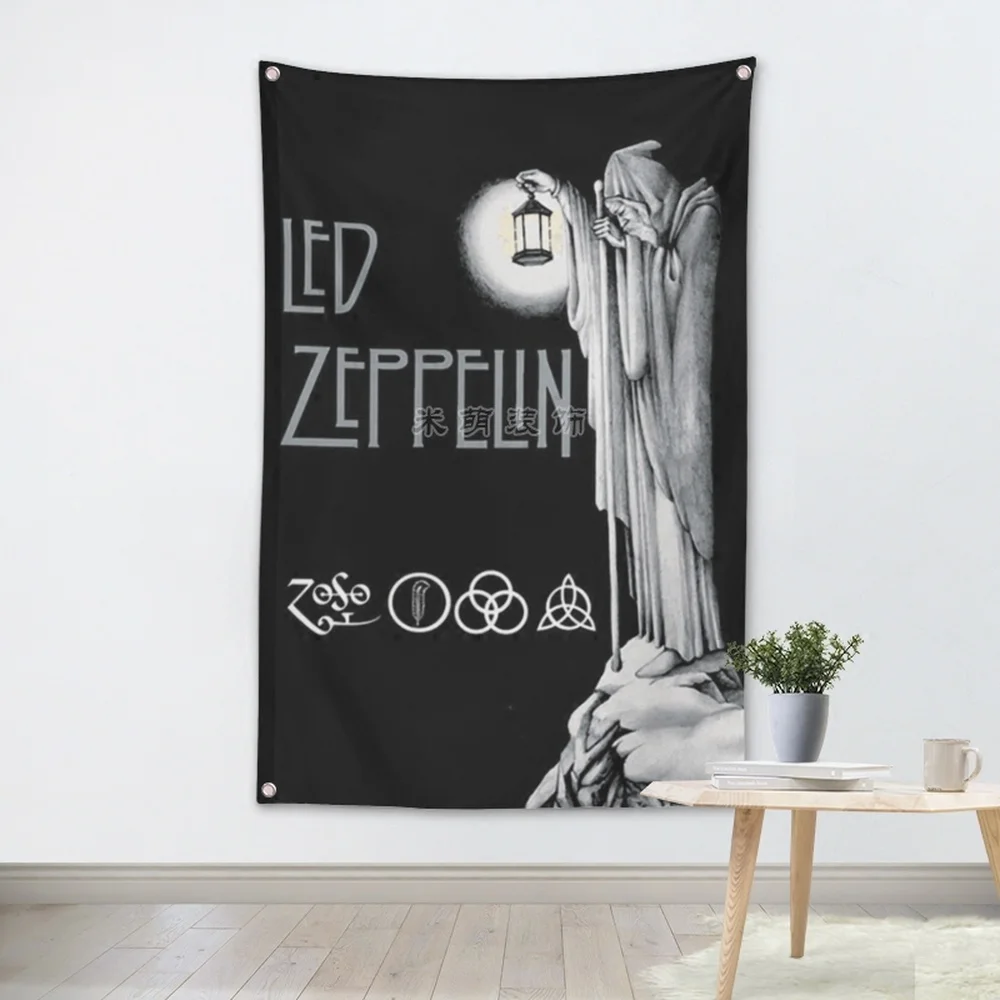 

Rock Band Posters Banners & Flags Hip hop\Jazz\Reggae\Heavy Metal Music Poster Tapestry Hanging Painting Background Decor Cloth