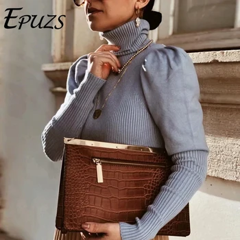 Winter Turtleneck sweater women pullover sweater korean fashion puff sleeve kntted sweater pull femme 2019 womens sweaters
Winter Turtleneck sweater women pullover sweater korean fashion puff sleeve kntted sweater pull femme 2019 womens sweaters