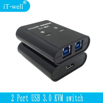 IT-well USB 3.0 Sharing Switch KVM Peripheral Adapter 2 Computer Share 1USB Box Hub For Mouse Keyboard Scanner Printer IT-322MU
IT-well USB 3.0 Sharing Switch KVM Peripheral Adapter 2 Computer Share 1USB Box Hub For Mouse Keyboard Scanner Printer IT-322MU