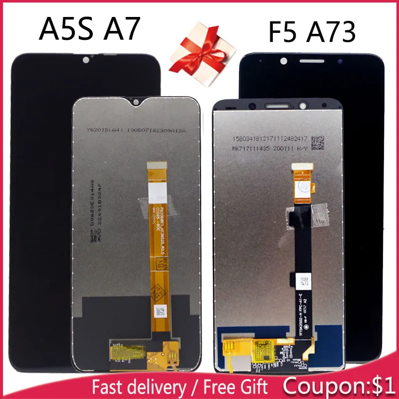 For Oppo F5 LCD Display Touch Screen Digitizer Assembly For OPPO F5 Lcd With Frame a73 CPH1723 For Oppo A5S CPH1909 Display
For Oppo F5 LCD Display Touch Screen Digitizer Assembly For OPPO F5 Lcd With Frame a73 CPH1723 For Oppo A5S CPH1909 Display