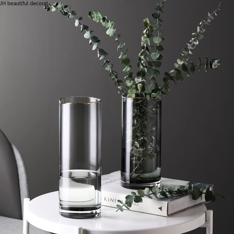 Modern and Simple Gold Vase Decoration Living Room Flower Arrangement Glass Transparent Water Culture Nordic Decoration Home
Modern and Simple Gold Vase Decoration Living Room Flower Arrangement Glass Transparent Water Culture Nordic Decoration Home