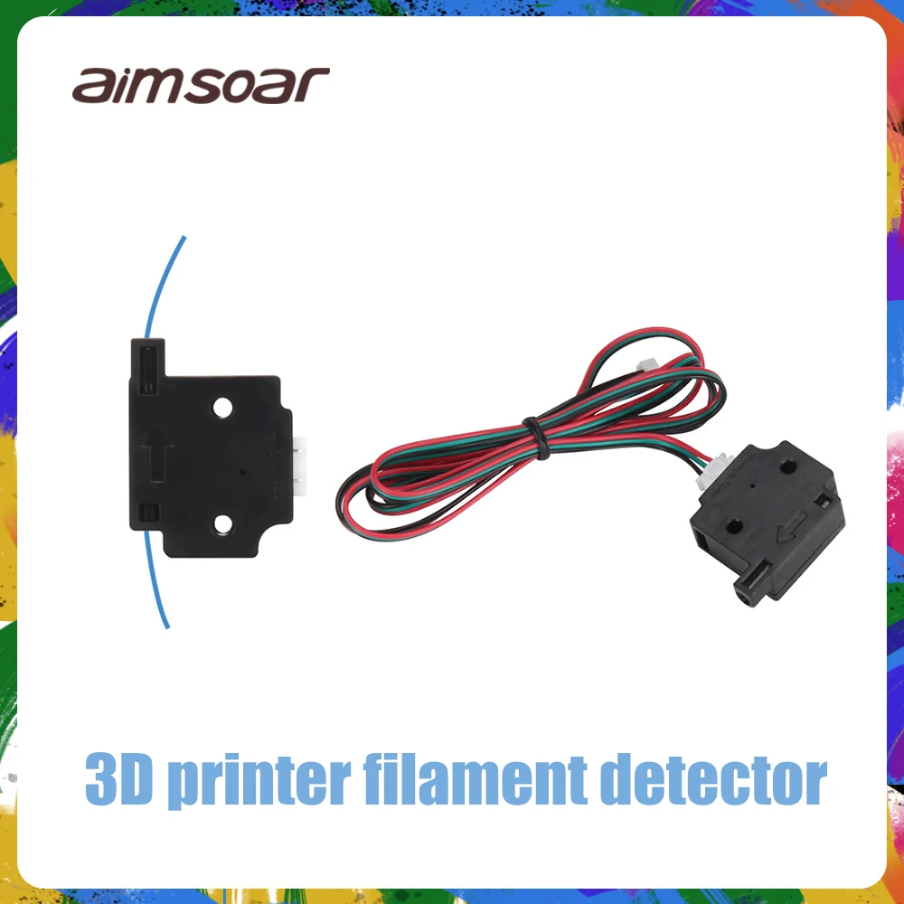 3D Printer Filament Break Detection Module With 1M Cable Run-out Sensor Material Runout Detector For 3D Printer Parts
3D Printer Filament Break Detection Module With 1M Cable Run-out Sensor Material Runout Detector For 3D Printer Parts