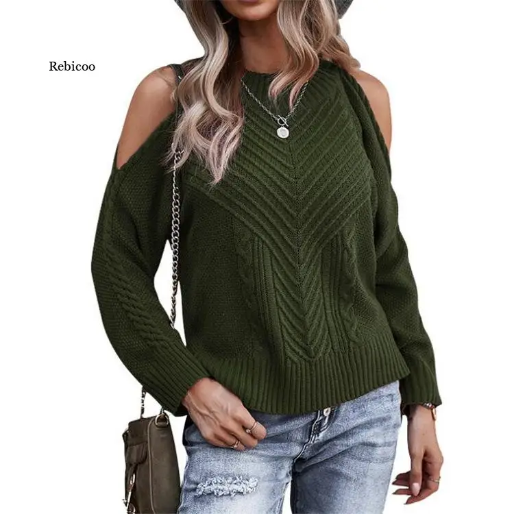 Women's Sweater Loose Hole Autumn Winter Casual O-Neck Split Pullover Black Grey Office Lady Long Sleeve Fashion Tops
Women's Sweater Loose Hole Autumn Winter Casual O-Neck Split Pullover Black Grey Office Lady Long Sleeve Fashion Tops