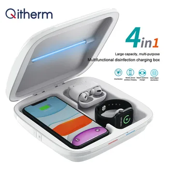 4 in 1 Multifunctional Sterilizing Box UV Sterilization Wireless Charge Mobile Phone Disinfection Cosmetics
4 in 1 Multifunctional Sterilizing Box UV Sterilization Wireless Charge Mobile Phone Disinfection Cosmetics