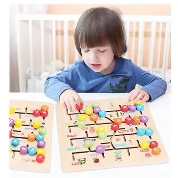 Digital Letters Maze Early Educational Toys Wooden Baby Early Learning Walking Tracks Puzzle Wooden Blocks
Digital Letters Maze Early Educational Toys Wooden Baby Early Learning Walking Tracks Puzzle Wooden Blocks