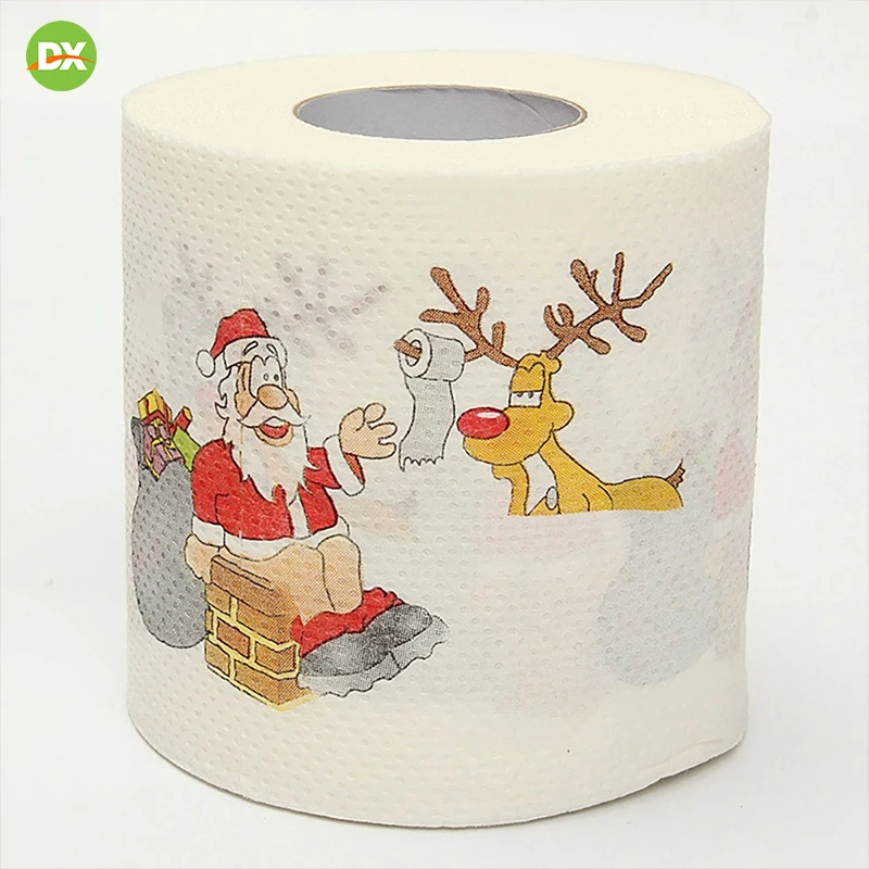 2019 Santa Claus Reindeer Print Christmas Toilet Paper Christmas Tree Decorations for Table New Year Home Decor Gifts Souvenirs
2019 Santa Claus Reindeer Print Christmas Toilet Paper Christmas Tree Decorations for Table New Year Home Decor Gifts Souvenirs