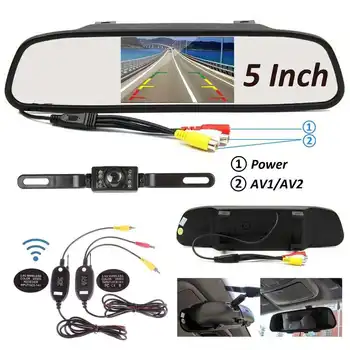 2.4Ghz 5 Inch LCD Monitor Mirror Wireless Car Rear View Backup Camera IP67 Waterproof Car Reverse Camera Parking Reverse Kit
2.4Ghz 5 Inch LCD Monitor Mirror Wireless Car Rear View Backup Camera IP67 Waterproof Car Reverse Camera Parking Reverse Kit
