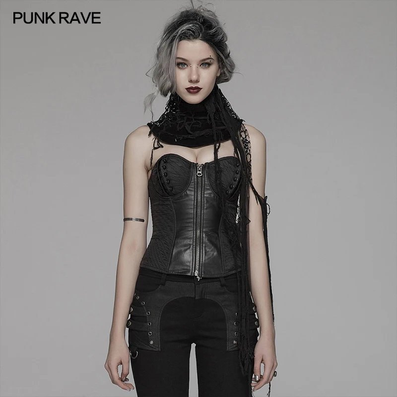 PUNK RAVE Women's Gothic Lolita Scarf Fashion Punk Novelty Scarves Halloween Stage Perform Party Club Scarf Women Accesssries
PUNK RAVE Women's Gothic Lolita Scarf Fashion Punk Novelty Scarves Halloween Stage Perform Party Club Scarf Women Accesssries