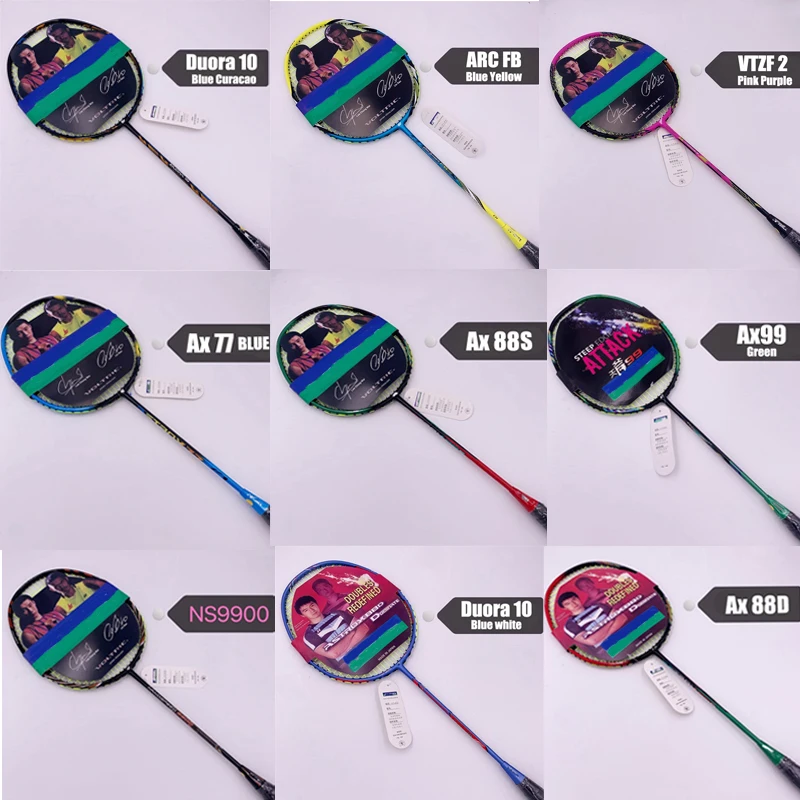 2021 Профессиональная полностью карбоновая ракетка для бадминтона 4U соревнований