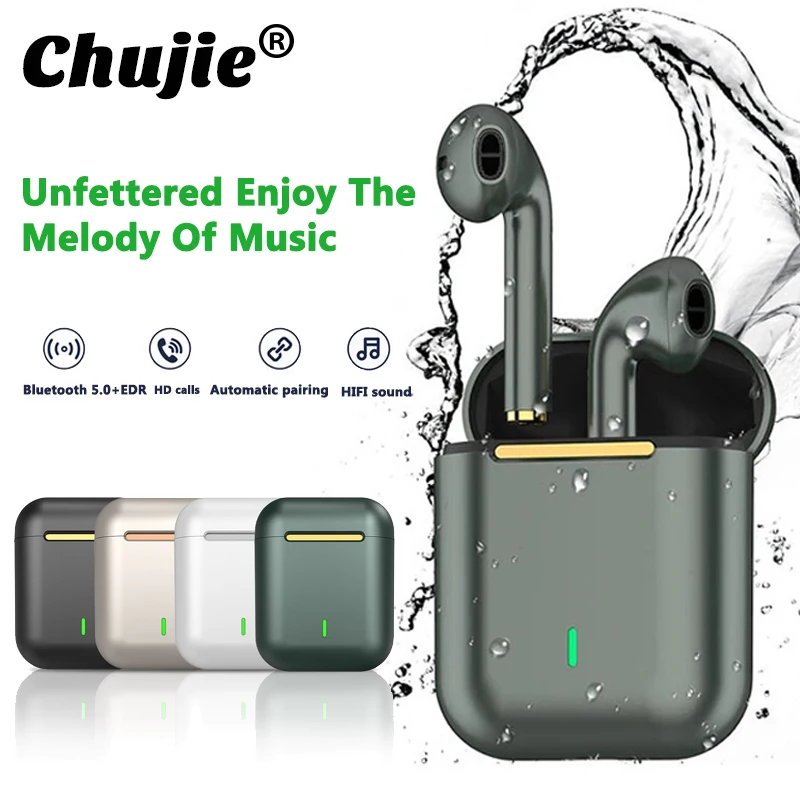J18 TWS Bluetooth Headphones Music Earpiece Waterproof Touch Control Fidelity Sound For Iphone Huawei Xiaomi Wireless Earphones
J18 TWS Bluetooth Headphones Music Earpiece Waterproof Touch Control Fidelity Sound For Iphone Huawei Xiaomi Wireless Earphones