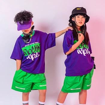 Jazz Costumes Kids Summer Short Sleeve Hip Hop Outfit Street Dance Clothes Stage Outfit Children Modern Performance Wear DN5891
Jazz Costumes Kids Summer Short Sleeve Hip Hop Outfit Street Dance Clothes Stage Outfit Children Modern Performance Wear DN5891