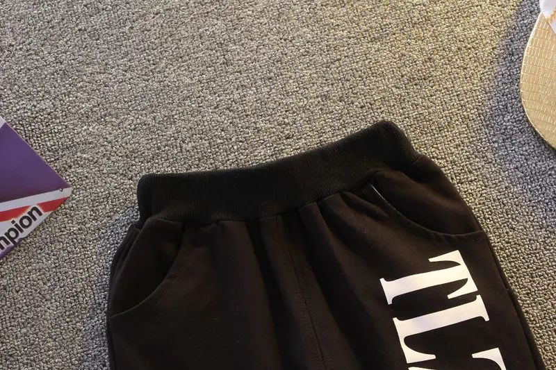 New Autumn Kids Clothes Children Boys Girls Sport Letters Hoodies Pants 2Pcs/sets Toddler Active Clothing Infant Kids Tracksuit