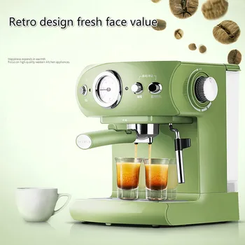 Fully Semi-automatic Coffee Machine Retro Style Espresso Pump Type Household and Commercial Steam Type Milk Foam Strong Steam
Fully Semi-automatic Coffee Machine Retro Style Espresso Pump Type Household and Commercial Steam Type Milk Foam Strong Steam
