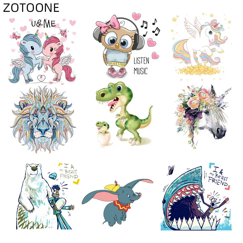 ZOTOONE Big Size Animal Patches Iron on Patch Heat Transfers for Clothing Vinyl Stickers for Kids Applications DIY Appliques D
ZOTOONE Big Size Animal Patches Iron on Patch Heat Transfers for Clothing Vinyl Stickers for Kids Applications DIY Appliques D