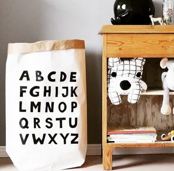 Kraft Paper Baby Toys Storage Bags Children Room Dirty Clothes Organizer Pouch Home Sundries Container Bucket
Kraft Paper Baby Toys Storage Bags Children Room Dirty Clothes Organizer Pouch Home Sundries Container Bucket