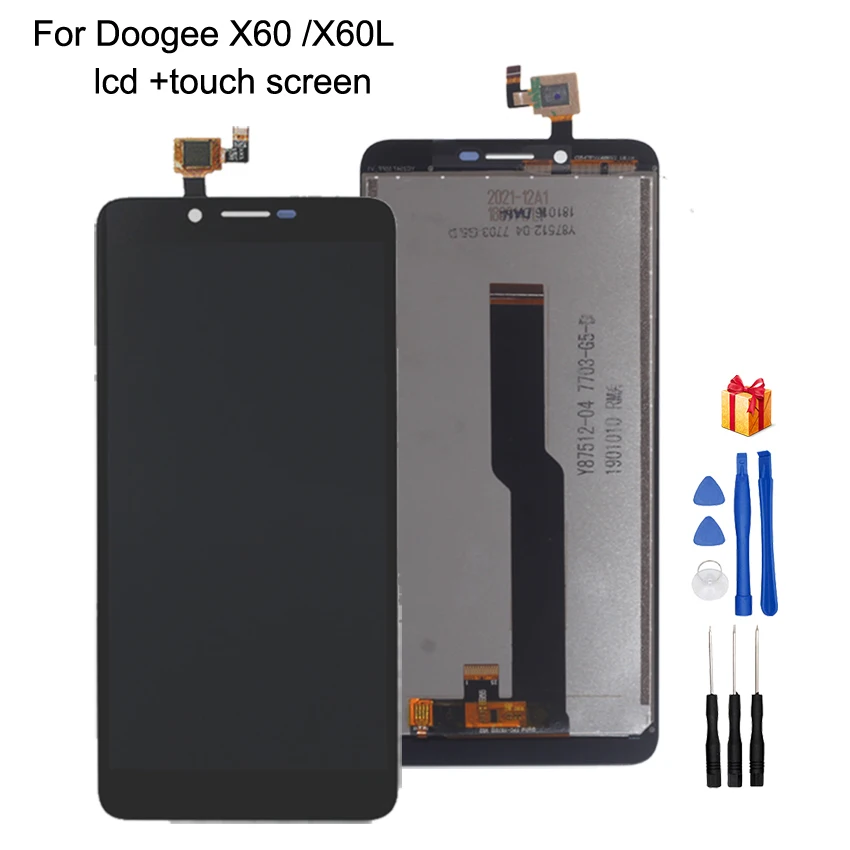 Original For Doogee X60L LCD Display+Touch Screen Assembly Repair Part Phone Accessories For Doogee X60 LCD Cellphone Part LCD
Original For Doogee X60L LCD Display+Touch Screen Assembly Repair Part Phone Accessories For Doogee X60 LCD Cellphone Part LCD