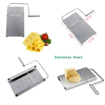 Cheese Butter Slicer Cutter Board Cutting Kitchen Hand Tool Stainless Steel Wire Cheese Slicer Cutting Cheese Kitchen Tools
Cheese Butter Slicer Cutter Board Cutting Kitchen Hand Tool Stainless Steel Wire Cheese Slicer Cutting Cheese Kitchen Tools