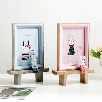 Cute Cartoon Wooden Photo Frame Picture Frame Rabbit Model 6 Inch Creative Desktop Frame Home Decoration Gift for Children
Cute Cartoon Wooden Photo Frame Picture Frame Rabbit Model 6 Inch Creative Desktop Frame Home Decoration Gift for Children