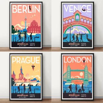 Berlin Venice London Prague Vintage Travel Posters Canvas Painting Kraft Poster Coated Wall Sticker Home Decoration Gift
Berlin Venice London Prague Vintage Travel Posters Canvas Painting Kraft Poster Coated Wall Sticker Home Decoration Gift