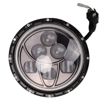2PCS 7inch 60W Round LED Headlight Assembly with Halo Ring Day Running Light for Jeep Wrangler JK 12V/24V
2PCS 7inch 60W Round LED Headlight Assembly with Halo Ring Day Running Light for Jeep Wrangler JK 12V/24V