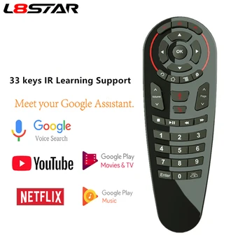 L8star G30S Voice Air Mouse Gyro 33 keys IR Learning Smart Remote control TV controller 2.4G Wireless Air Remote Mouse G30
L8star G30S Voice Air Mouse Gyro 33 keys IR Learning Smart Remote control TV controller 2.4G Wireless Air Remote Mouse G30