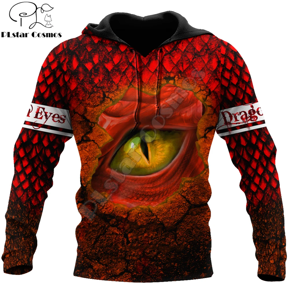 

Beautiful Dragon Eye Red 3D All Over Printed Men Hoodie Autumn and winter Unisex Sweatshirt Zip Pullover Casual Streetwear KJ424