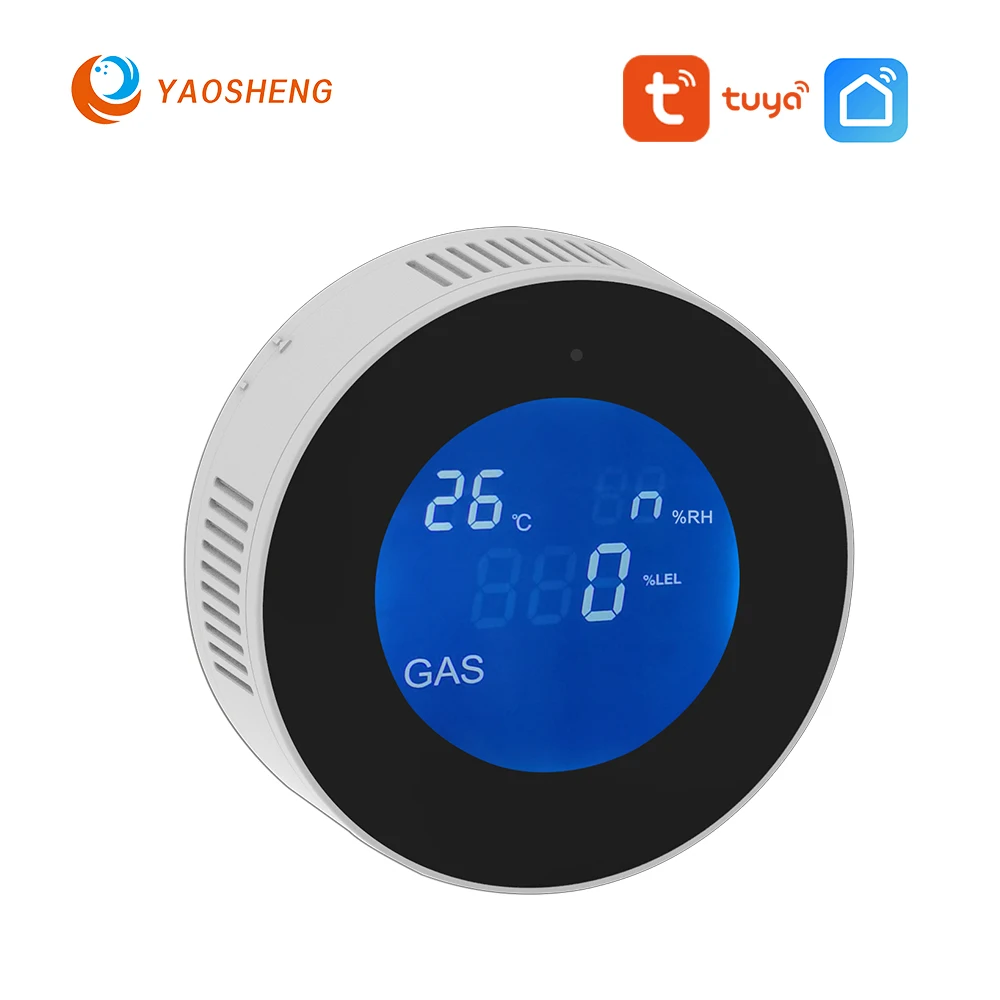 YAOSHENG 210W Tuya Wifi Gas Detector SmartLife App Control Combustible Natural Gas Leakage Alarm Sensor for Home Security Alarm
YAOSHENG 210W Tuya Wifi Gas Detector SmartLife App Control Combustible Natural Gas Leakage Alarm Sensor for Home Security Alarm