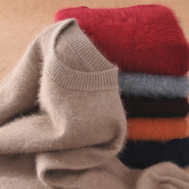Men Pullovers 100% Mink Cashmere Knitting Sweaters 2019 New Fashion Winter Thick Warm Pullovers Man Sweater Free Shipping
Men Pullovers 100% Mink Cashmere Knitting Sweaters 2019 New Fashion Winter Thick Warm Pullovers Man Sweater Free Shipping
