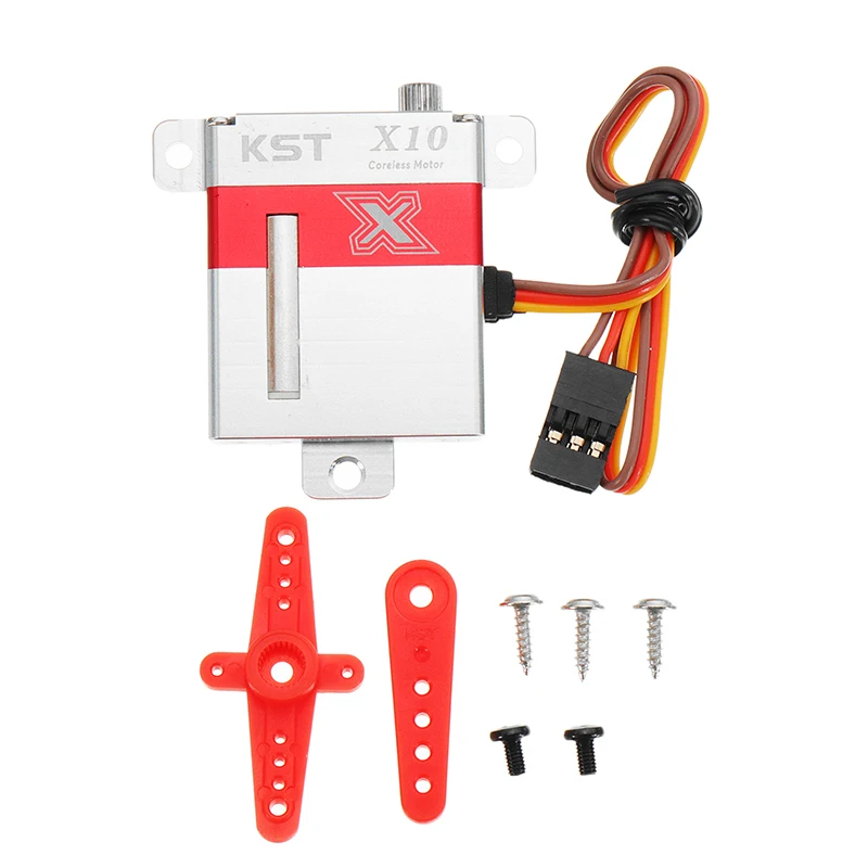 KST X10 10.8KG 8.4V Metal Gear Digital Servo Coreless Servo 2 Ball Bearing Servo for RC Model Glider
KST X10 10.8KG 8.4V Metal Gear Digital Servo Coreless Servo 2 Ball Bearing Servo for RC Model Glider