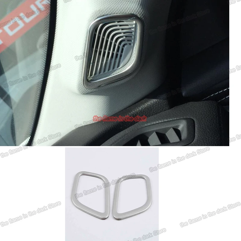 Фото stainless steel car A post front triangle sound audio speaker ring trims for jetour x70 2018 2019 accessories auto styling  Автомобили | Interior Mouldings (32913809706)