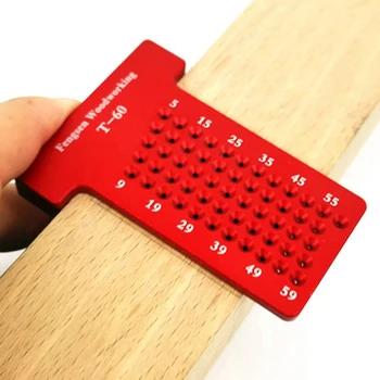 Woodworking Scribe T60 T-Type Ruler Hole Scribing Gauge Aluminum Crossed Feet Woodworking Crossed-Out Tool Measuring Tool
Woodworking Scribe T60 T-Type Ruler Hole Scribing Gauge Aluminum Crossed Feet Woodworking Crossed-Out Tool Measuring Tool