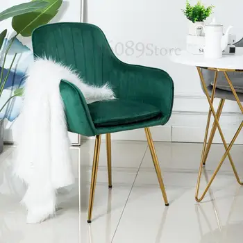 Nordic dining chair modern minimalist restaurant chair home ins wrought iron backrest chair designer stool 
Nordic dining chair modern minimalist restaurant chair home ins wrought iron backrest chair designer stool