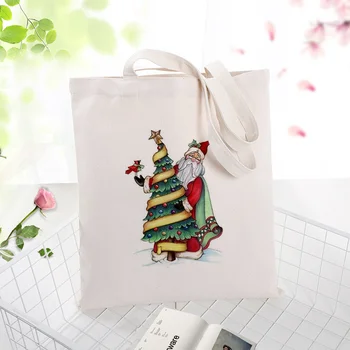 Christmas Festival Gifts Bag Canvas Tote Bag Custom Print Logo Daily Use Text DIY Eco Reusable Shopping Bag Recycle Handbag
Christmas Festival Gifts Bag Canvas Tote Bag Custom Print Logo Daily Use Text DIY Eco Reusable Shopping Bag Recycle Handbag