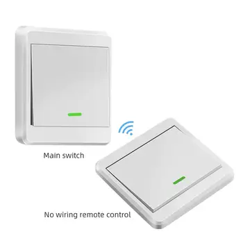 86 Wall Panel Remote Transmitter RF433MHz Wireless Switch Panel Dual Control Household Light Button Rocker Switch 1/2/3GANG
86 Wall Panel Remote Transmitter RF433MHz Wireless Switch Panel Dual Control Household Light Button Rocker Switch 1/2/3GANG