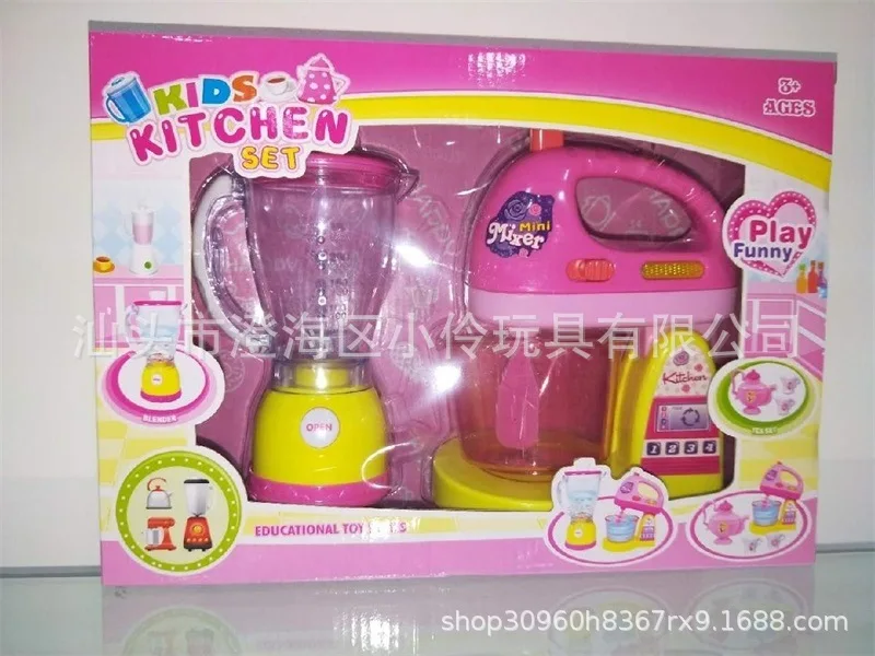 Children Model Small Appliances Play House Kitchen Little Helper Mixer Fruit Juicer Toy Set
Children Model Small Appliances Play House Kitchen Little Helper Mixer Fruit Juicer Toy Set